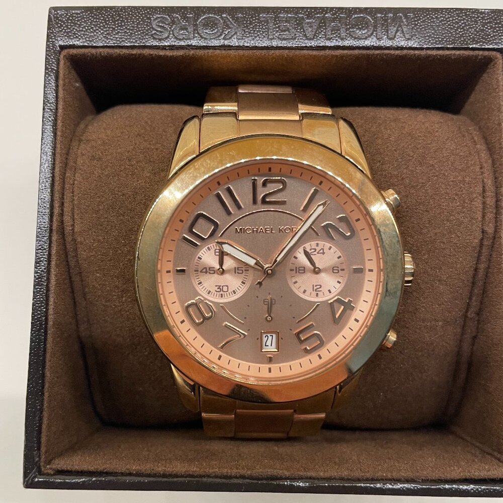 Men's Michael Kors Rose Gold Watch MK5727